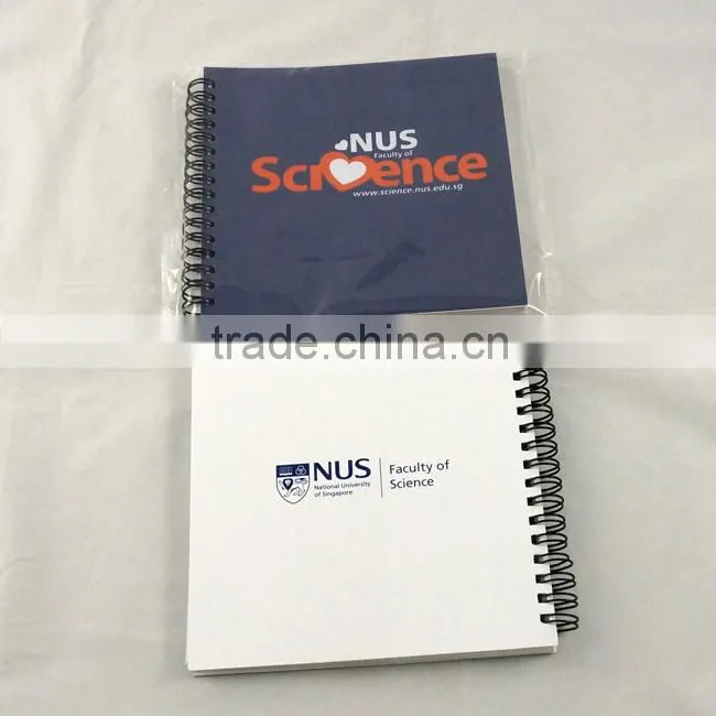 2015 customed PVC cover spiral notebook