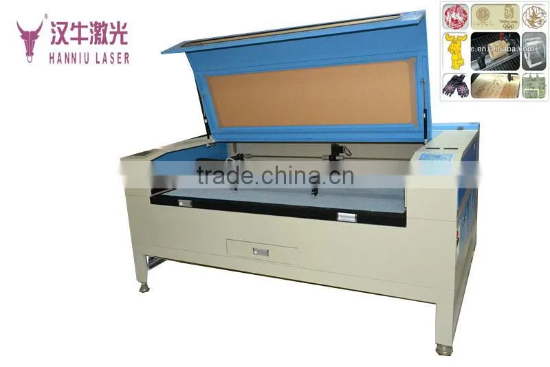 High accuracy acrylic wood plastic cutting laser machine K1310 from Hanniu