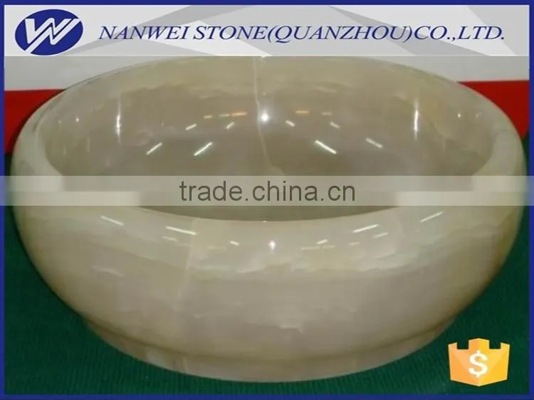 Onyx stone sink