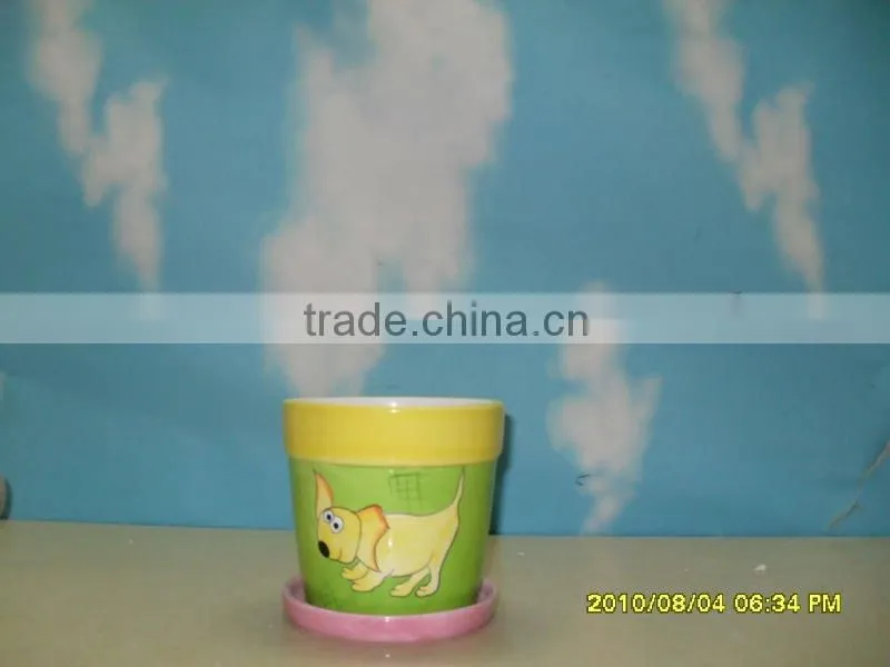 ceramic flower pot planter