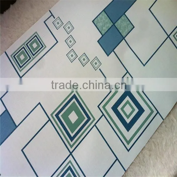 modern style wall paper blue paper doilies lace