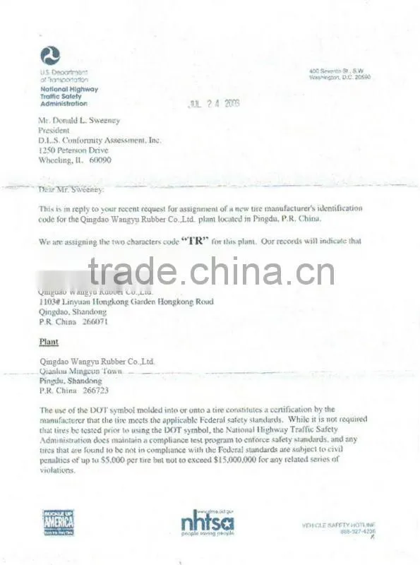 otr tyre/AG tyre/industrial tyre/truck tyre flap
