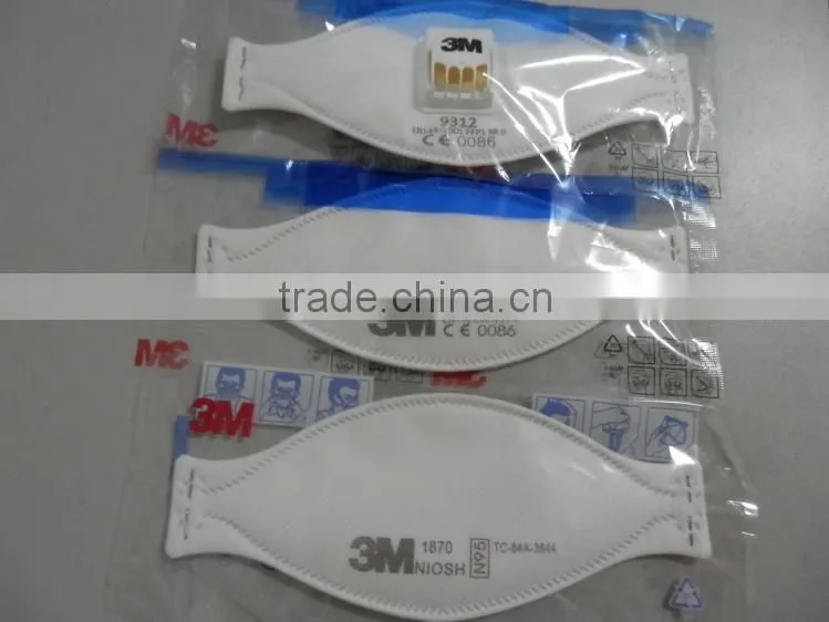 3M EN149:2001 FFP1 9312 respirators mask, FFP1 3M 9312 gas mask