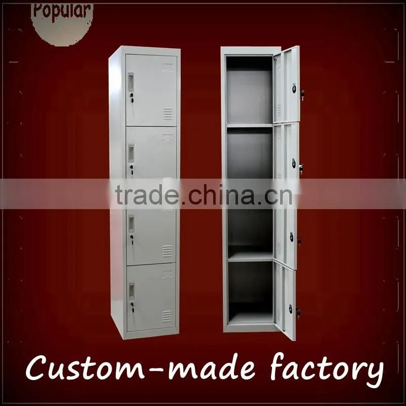 Custom cheap school 4 door storage cabinet locker