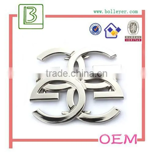 Metal Labels Tags and Fashion Plates for handbag