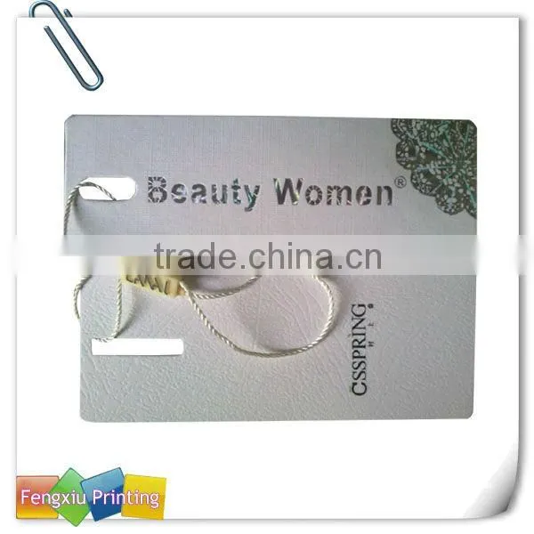 Thickness Garment Hangtag with Ribbon