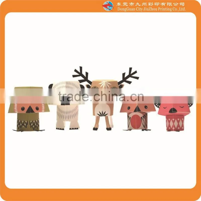 2015 Hot sale DIY Paper cute cartoon toys