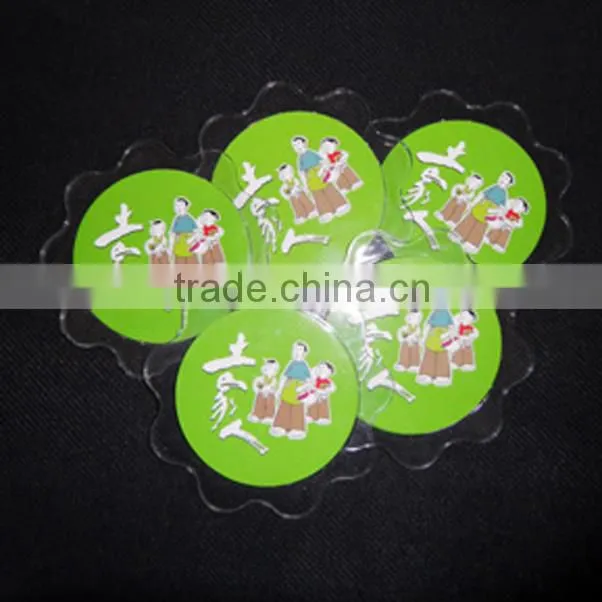 Promotional coffee cup pad , 2014 Custom hot selling glass coaster