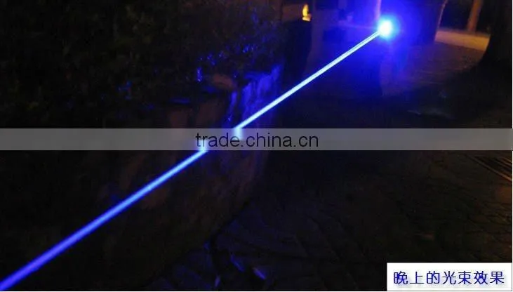 100%Guarantee High power 445nm Blue Laser Pointer 2000mw With Glasses+Battery+Charger Wholesale & Retail