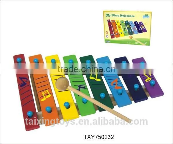 Beetle Wooden Harp/Xylophone Musical Instrument Knock Piano Kids Toys