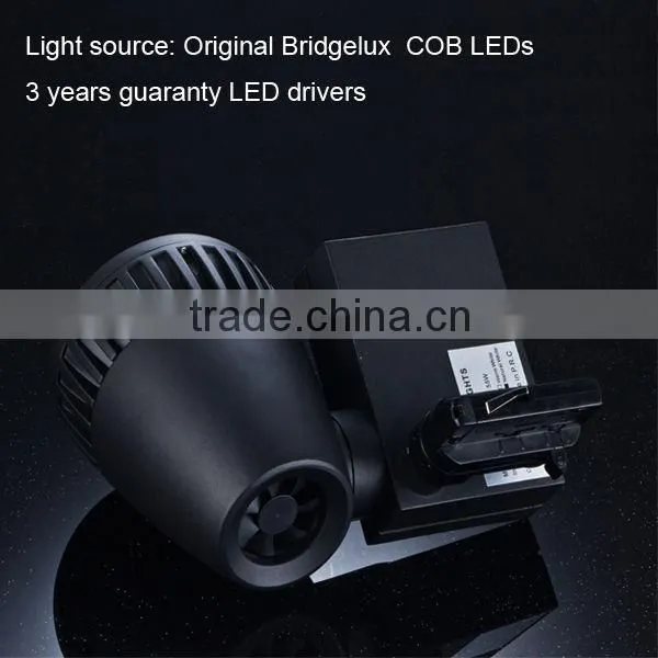LED shop windows lighting black rotatable 35w led track light for display windows used