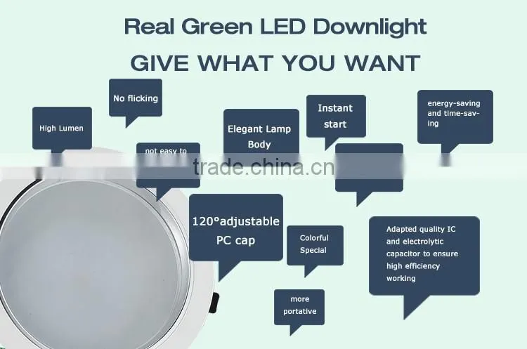 20W LED Downlight LED Down Light 20W SMD5730 3000K 100V-265V 1110 LM LED downlight