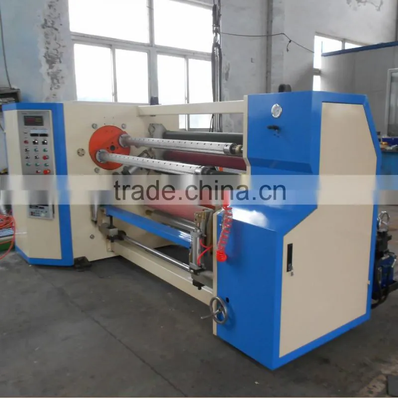 Turret Exchange Transparent BOPP Tape Rewinding Machine