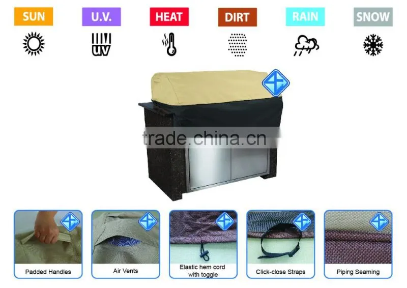Customized new design bbq grill cover