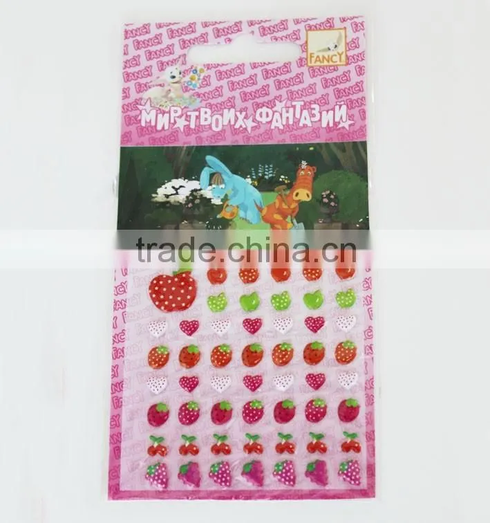 room decor butterfly puffy sticker,3d foam sticker for kids