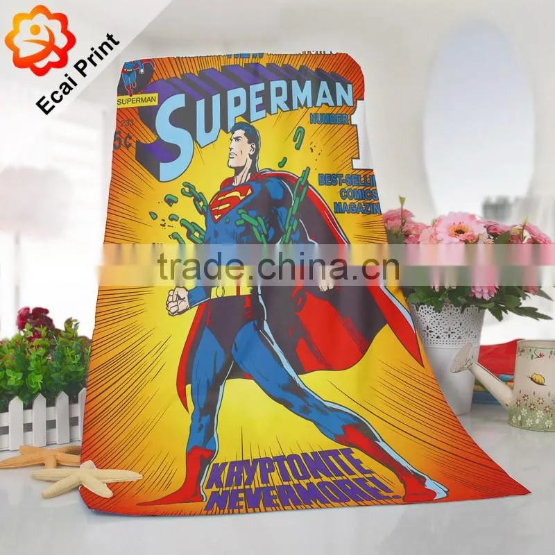 2016 high quality customize printed micro fiber hotel towel