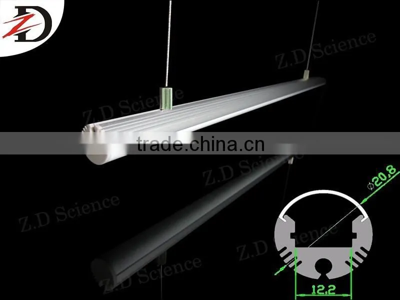 Commercial Lighting Round Heatsink Aluminium Profile For LED Strips