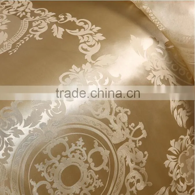 100% mulberry silk Satin Jacquard fabric for home textile