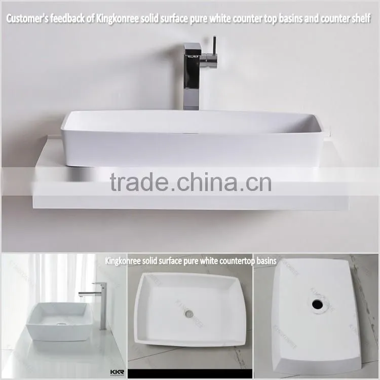 solid surface double sink bathroom vanity unit