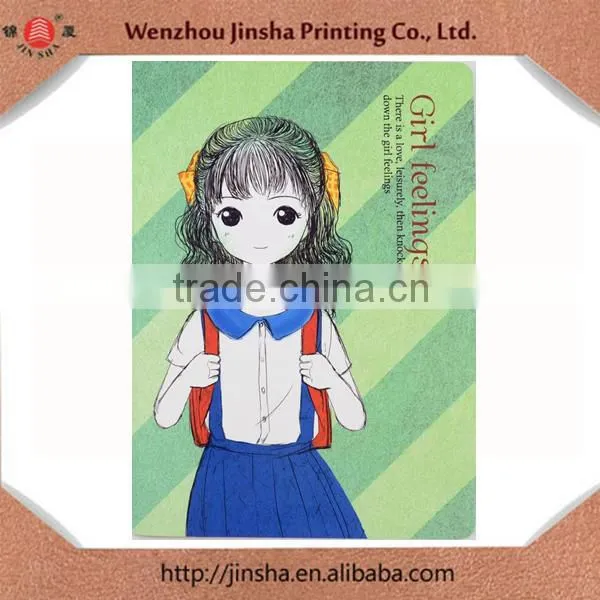 Soft Cover PU A5 Size Printing Sewing Thread Promotion Notebook