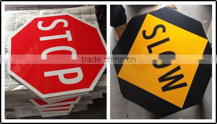 High-quality hand stop held signs for traffic control