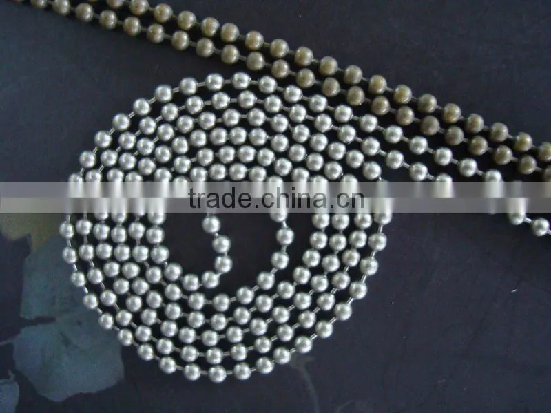 colorful metal ball bead chain