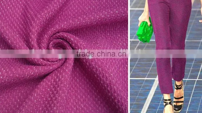 Good Wool thick tweed heavy woolen fabric for coat