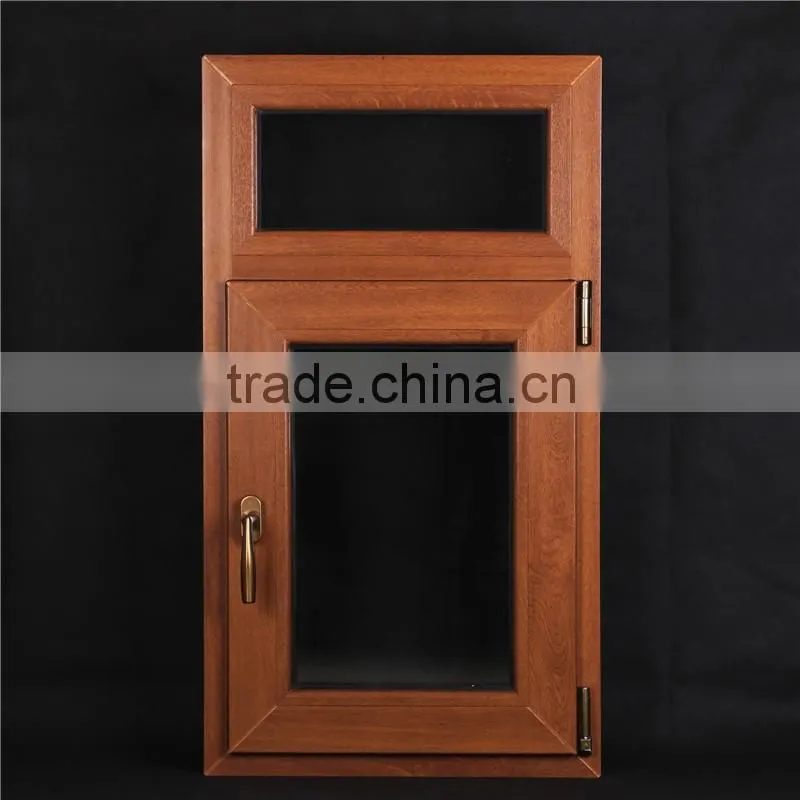 2016 Hot Selling Design upvc window manufacturers producing tilt and turn widnow villa upvc top hung casement window