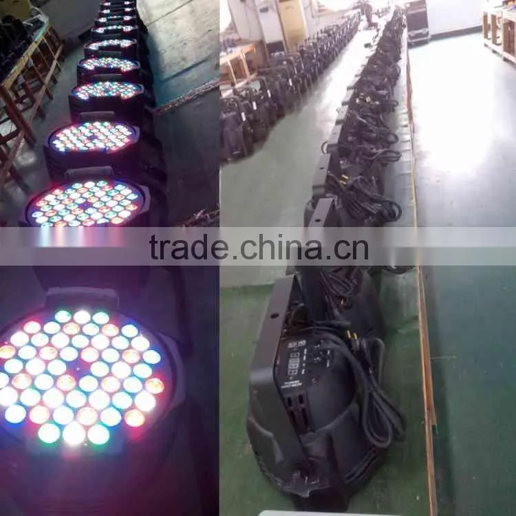 Cheap Led stage wash lighting 54pcs RGB 3in1PAR Cans LED stage par light