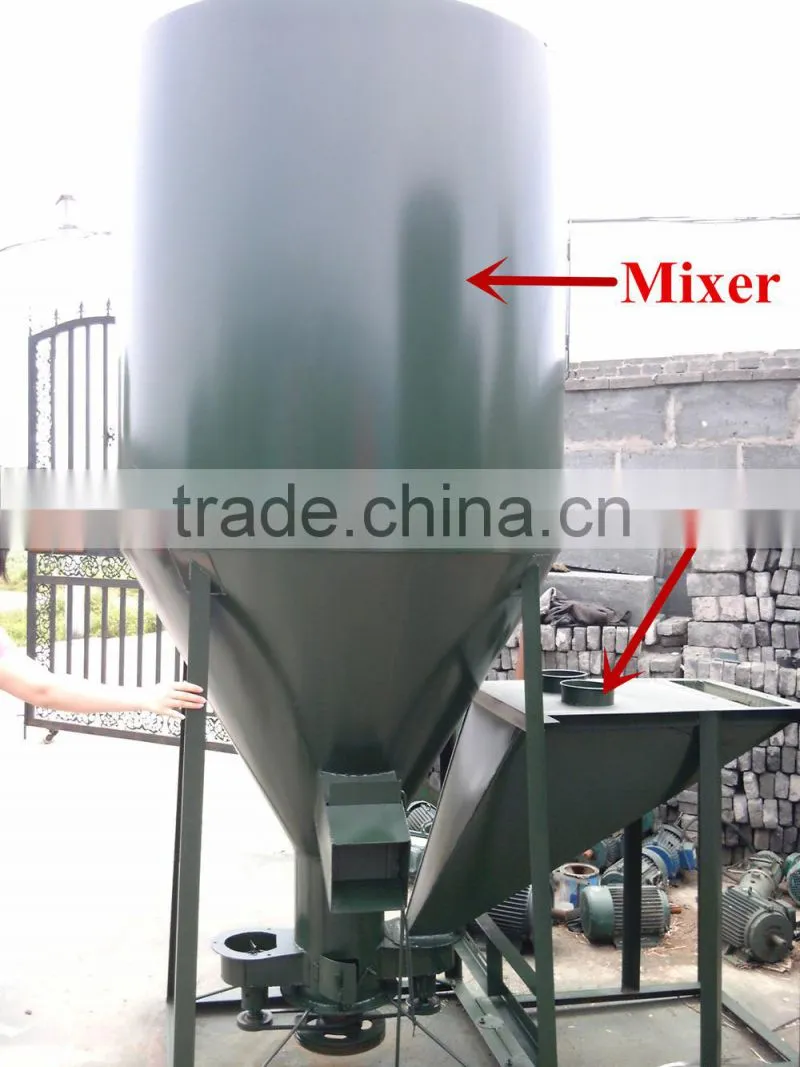 grain maize crusher and mixer