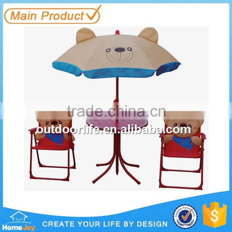 Hot selling kids garden set, kids folding table and chairs, garden furniture sets
