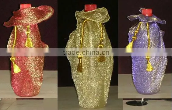 Tissue bottle wrappers
