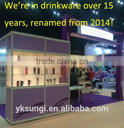 Double wall plastic cup bottle plastic