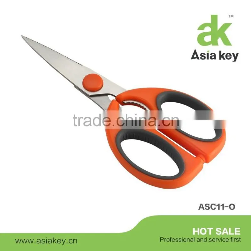 Low Price Curved Handle Stainless Steel Utility Scissors For People or Pets