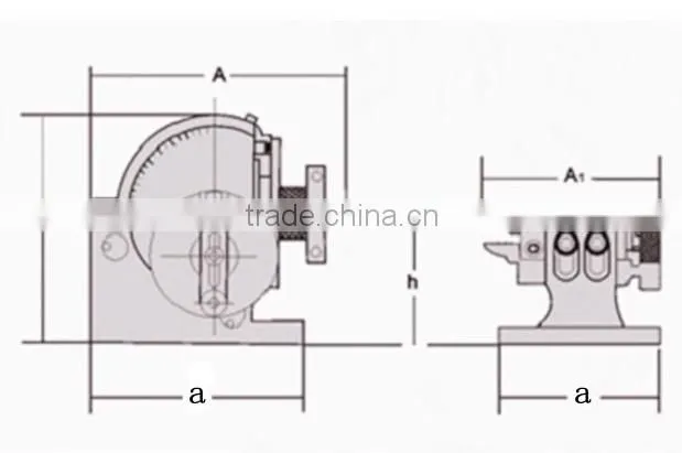 China Manufacturer Cheaper CNC Semi BS0 BS1 BS2 Universal Dividing Head