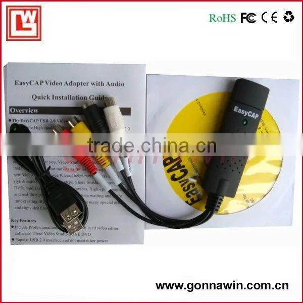 usb video adapter with audio for video capture and edit fields