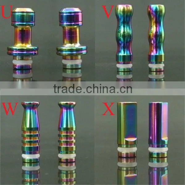 beautiful shape most popular rainbow drip tips on store