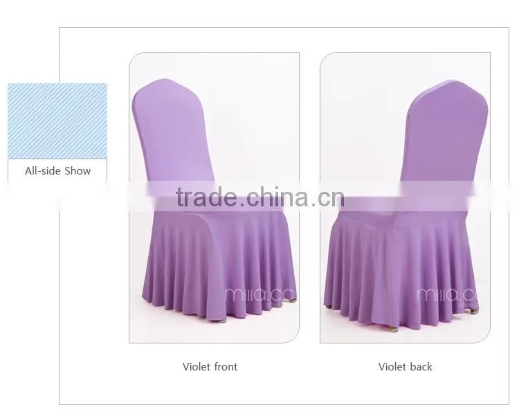 Wedding ruffled skirt spandex chair cover