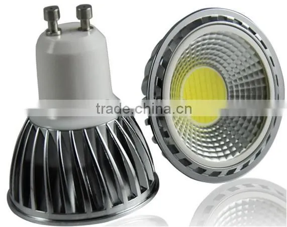 COB LED Spotlight ,1 x 5W Ultra Bright COB, AC220-240V, Halogen Equivalance 50W,Bombillas LED GU10