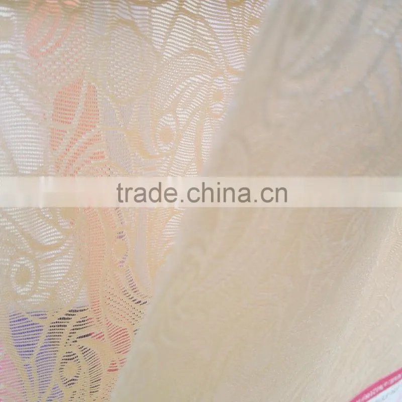 Factory new design nylon spandex floral patern jacquard fabric, fashion garments jacquard fabric