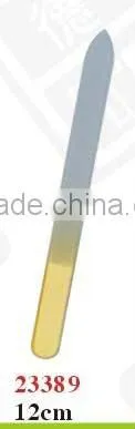 nice glass nail file with spurted sand