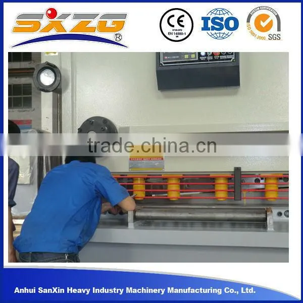 Factory direct sale E21 Control Hydraulic guillotine shearing machine