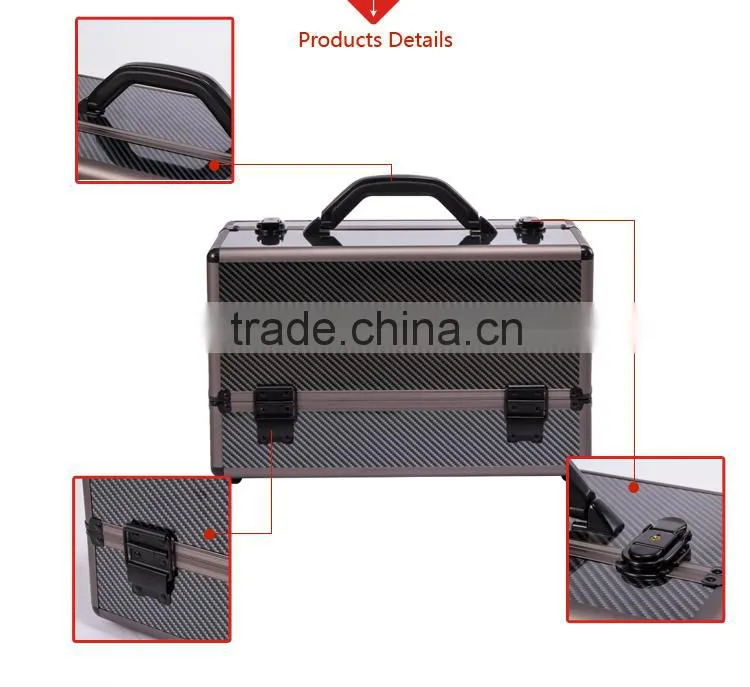 2015 Fashionable Best Quality Cosmetic Case With Trolley