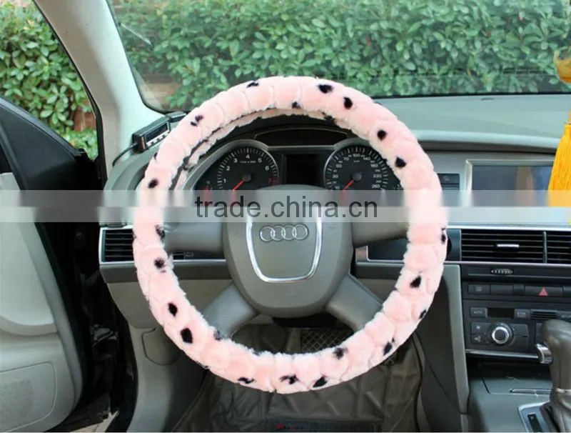New Warm Fur Car Steering Wheel Cover