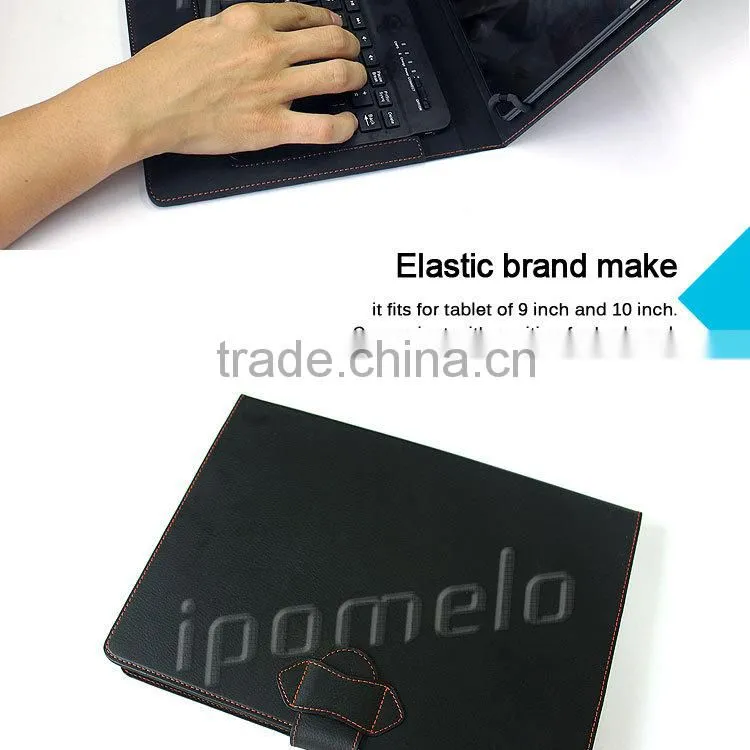 China top ten selling products Universal leather keyboard case for 9-10.1 inch tablet
