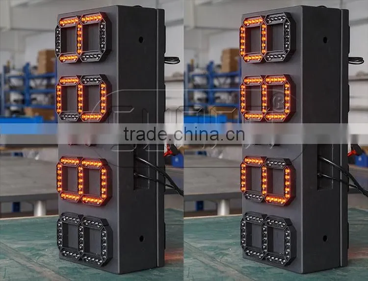Australia 20 inch 4 digits outdoor led clock /time/date /temperature sign