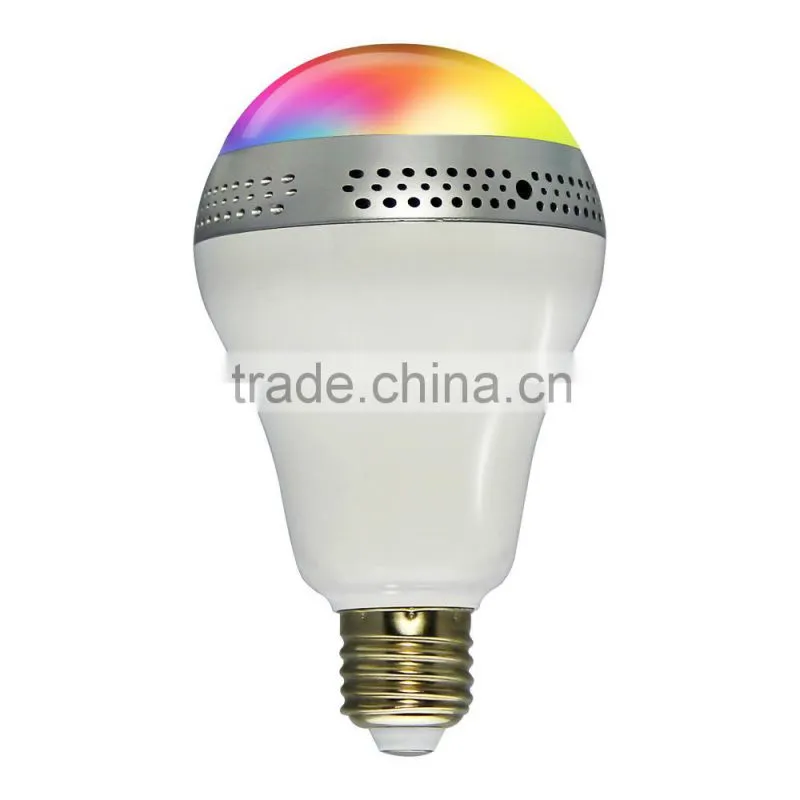 Bulb lights type and e27 led light bulbs bluetooth speaker