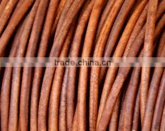 1mm Round Leather Cords from Borg Export