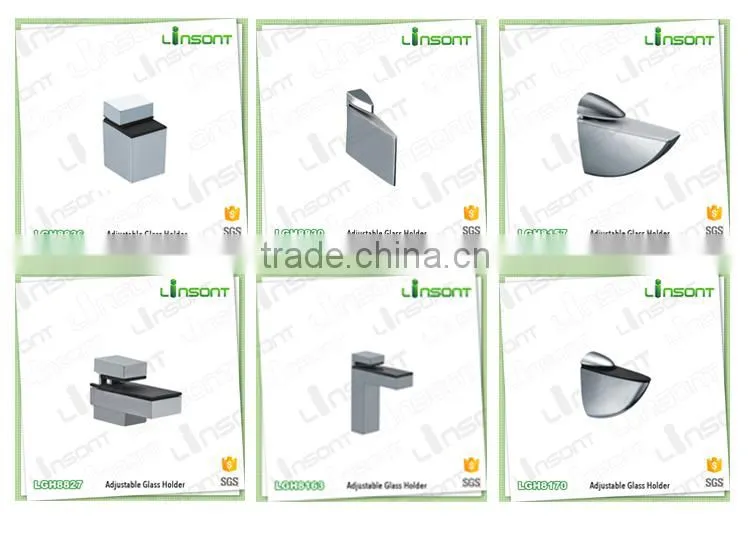 Factory supply zinc alloy metal clips glass accessories clamp