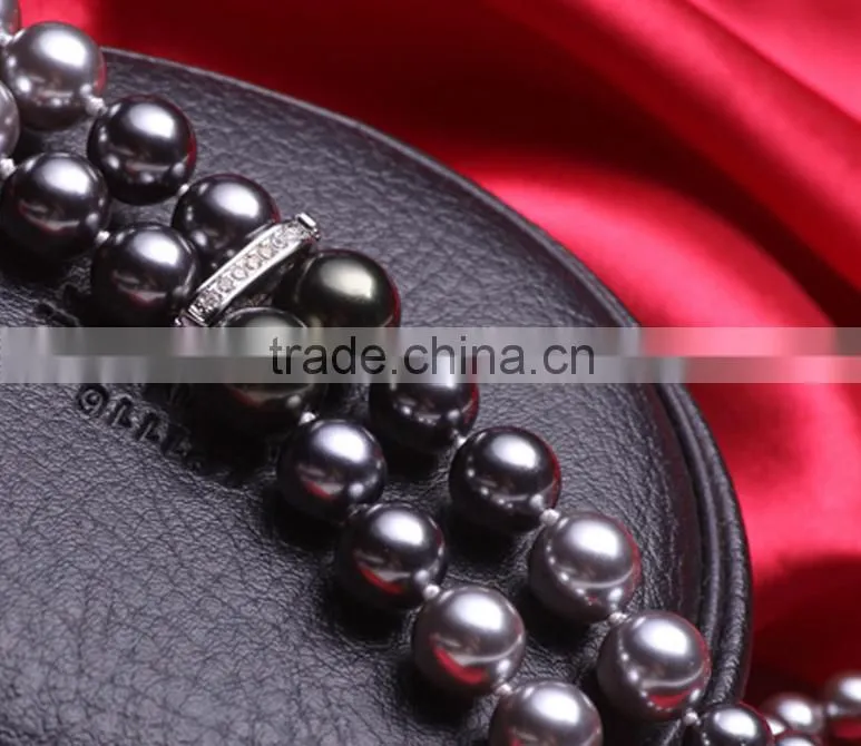 2016 latest design AAAA top quality shell pearl beads sweater chain jewelry necklace
